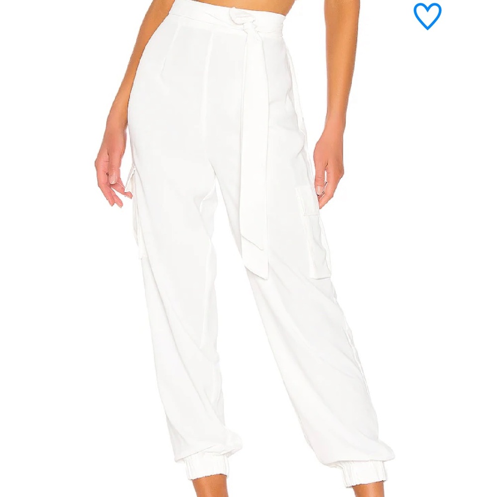 Superdown Rachel Cargo Pant - White